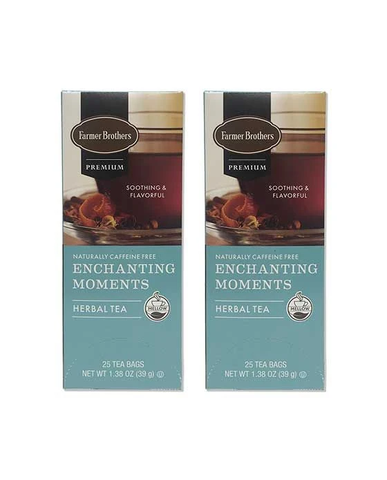 Farmer Brothers Premium: Enchanting Moments Hot Tea, 2/25 Ct Tea Boxes