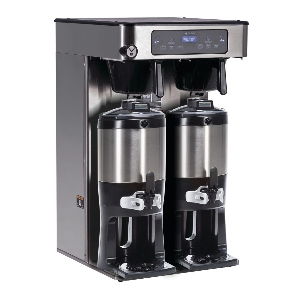 BUNN® Bunn 53200.0101 ICB Twin Tall Infusion Series Stainless Steel Automatic Coffee Brewer - 120/240V, 6000W