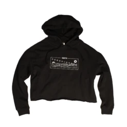 Lunar Phase Cropped Hoodie