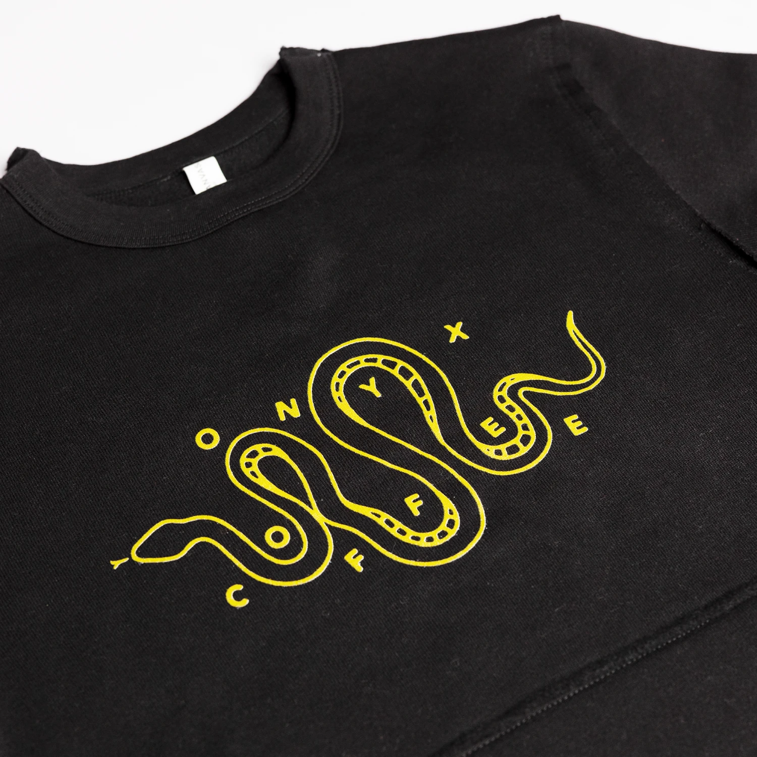 Sneaky Snake Crewneck Sweatshirt (Black) - Image 4