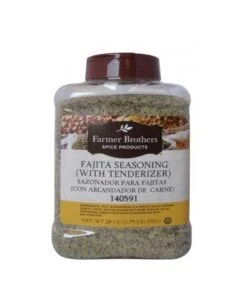 Farmer Brothers Fajita Seasoning (With Tenderizer), 1.75 Lb Bottle