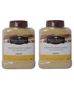 Farmer Brothers Granulated Garlic (2 Bottles/1.5 Lb Ea.)
