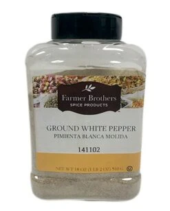 Farmer Brothers Ground White Pepper (1 Bottle/1 Lb 2 Oz)