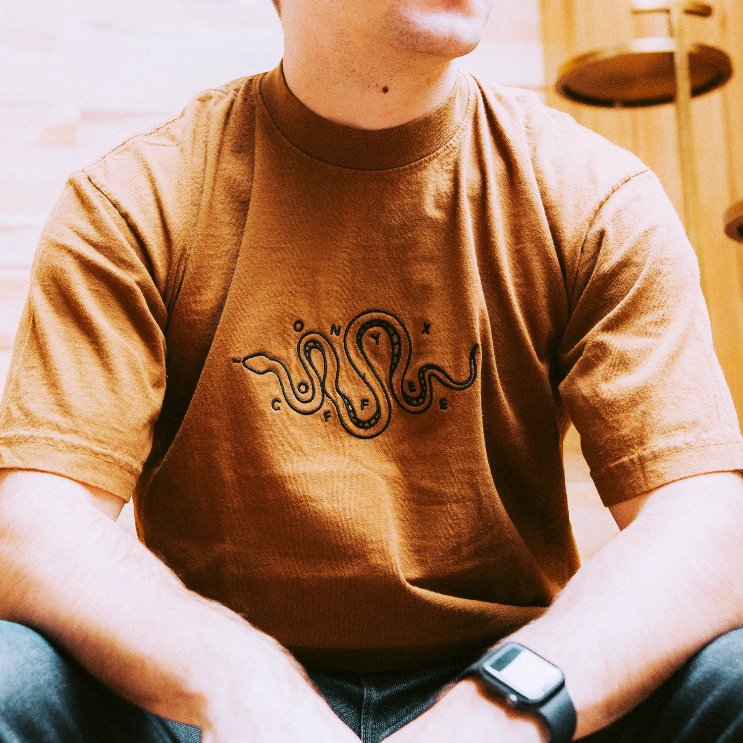 Sneaky Snake SS Tee (Brown) - Image 2