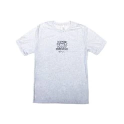 Never Settle Puff Print Tee (Cement)