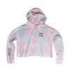 Box Logo Cropped Hoodie (Tie Dye)