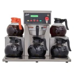 Curtis ALP5GT63A000 G3 Alpha® Decanter 5 Station With 5 Lower, Right/Left Warmers, 120/220V