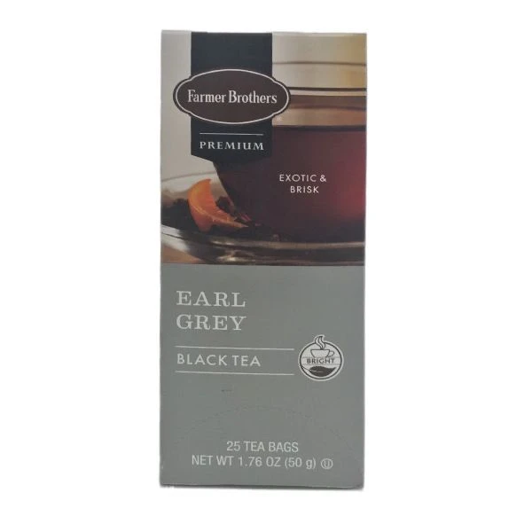 Farmer Brothers Premium: Earl Grey Hot Tea, 6/25 Ct Tea Boxes - Image 3