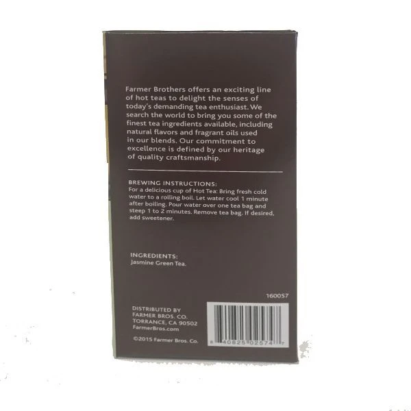 Farmer Brothers Premium Jasmine Green Hot Tea, 2/25 Ct Tea Boxes - Image 4