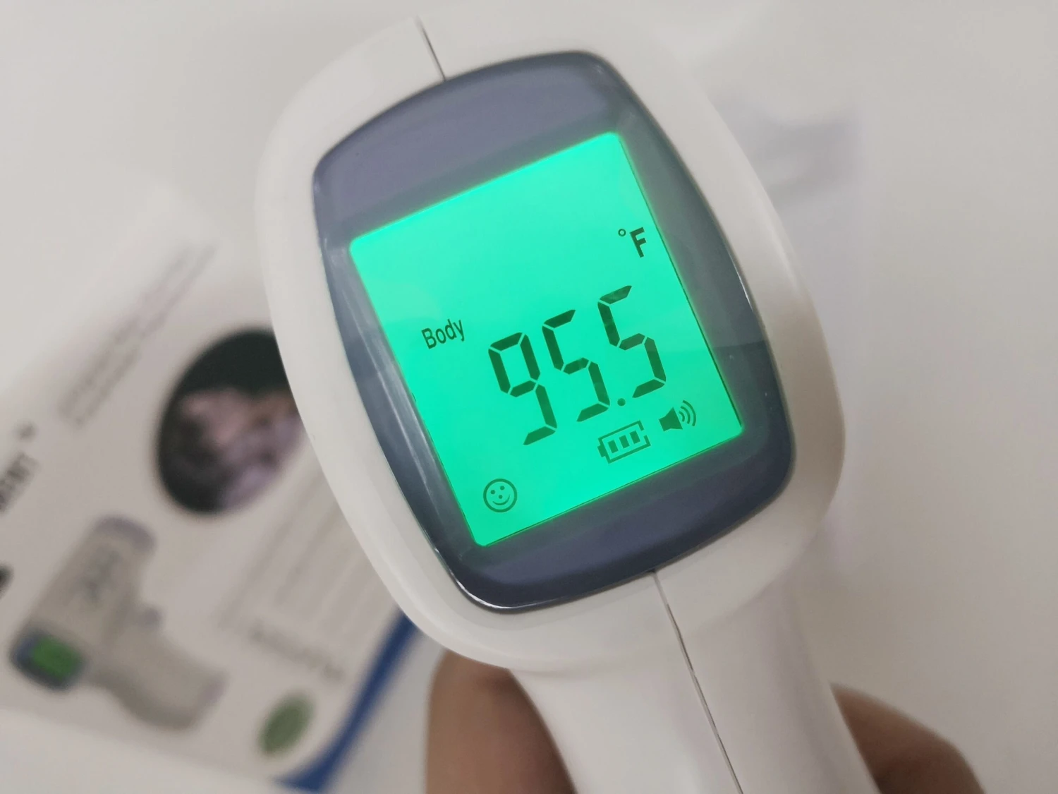 Digital Lcd Infrared Thermometer Non-contact Forehead Baby Adult Temperature USA 12 Pack - Image 3